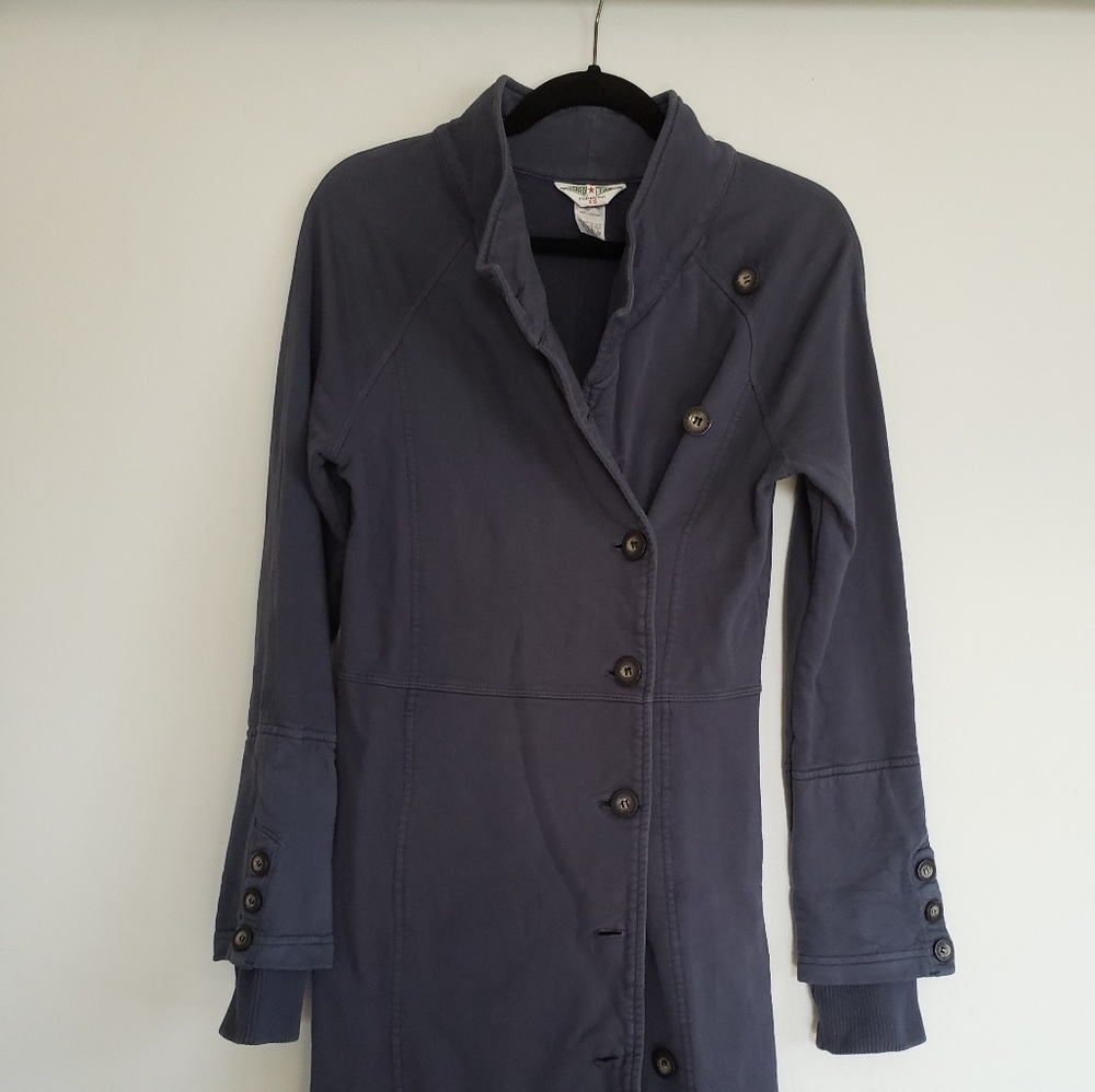 Hardtail Forever Long Navy Sweater Coat Size XS/S